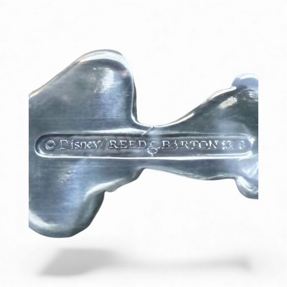 Vintage Reed & Barton Silver Plated Disney Mickey Mouse Child Baby Feeding Set - Picture 10 of 10